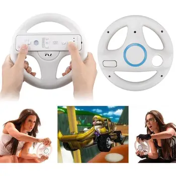 2vnt Kartingo Lenktynių Vairas Nintendo Wii Kart Žaidimai Nuotolinio valdymo pultelis Konsolės Žaidimas Mario Priedai