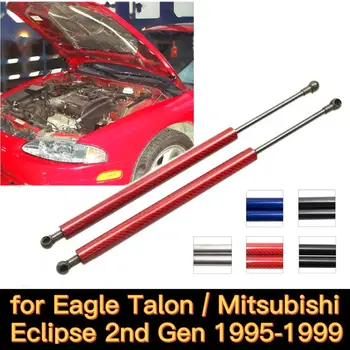 už 1995-1999 Eagle Talon / Mitsubishi Eclipse 2nd Gen Priekinis Dangtis Dangčio Dujų Statramsčiai Liftas Paramos Smūgio Amortizatorius Pavasarį Įkrauta Lazdele